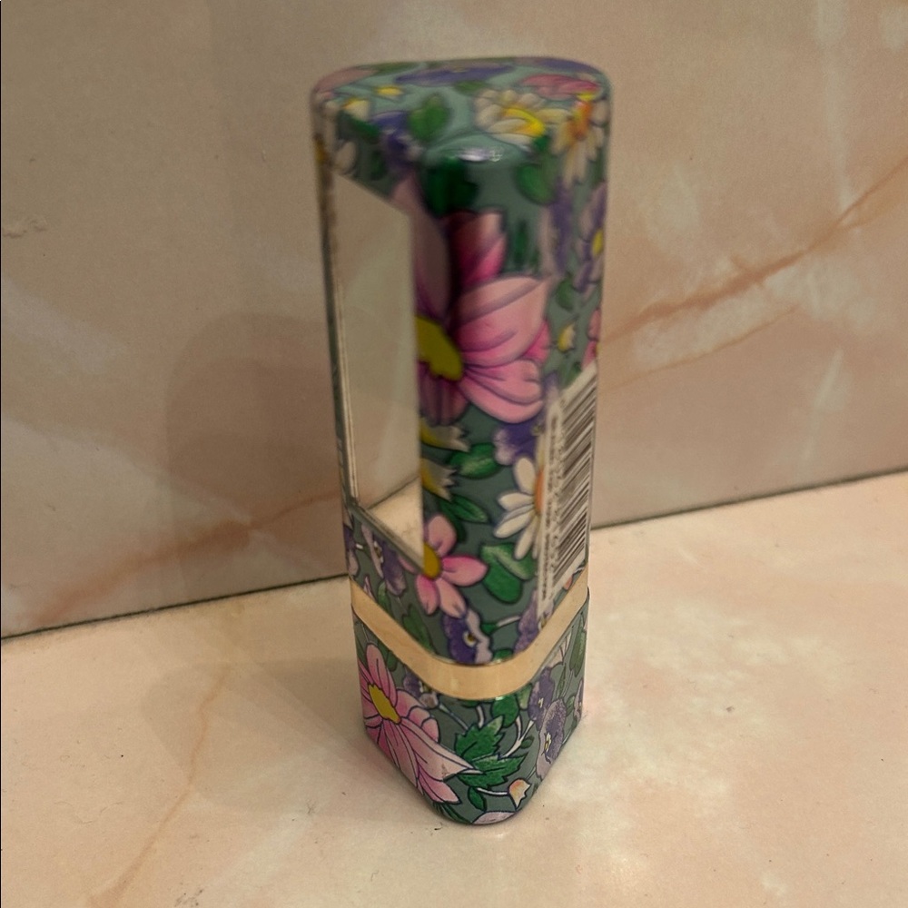 Zalan products red hot lipstick in a floral patterned  Lipstick Case w/mirror